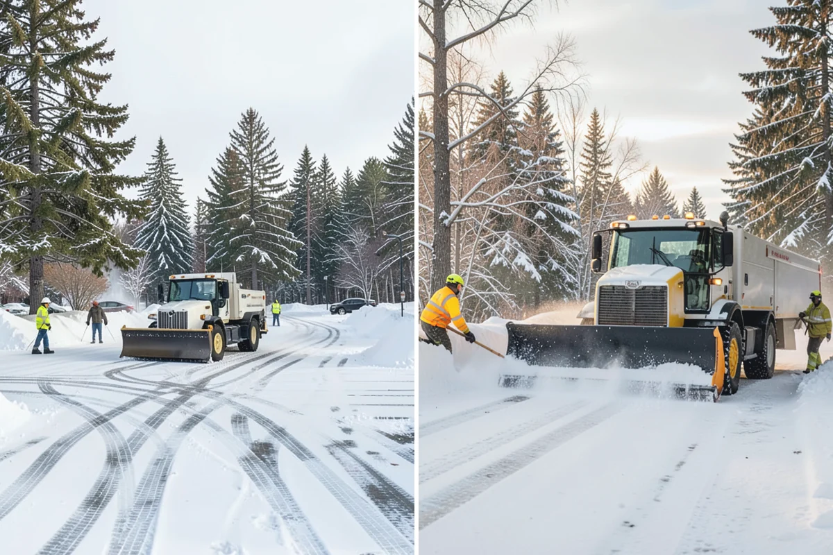 Municipal Sidewalk Clearing in Auburn, King County, WA - Route civic walks, transit stops, and building entries by priority