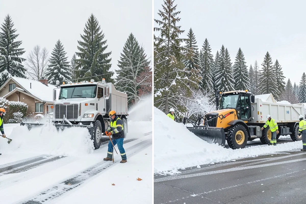 Municipal Sidewalk Clearing in Beaux Arts Village, King County, WA - Route civic walks, transit stops, and building entries by priority