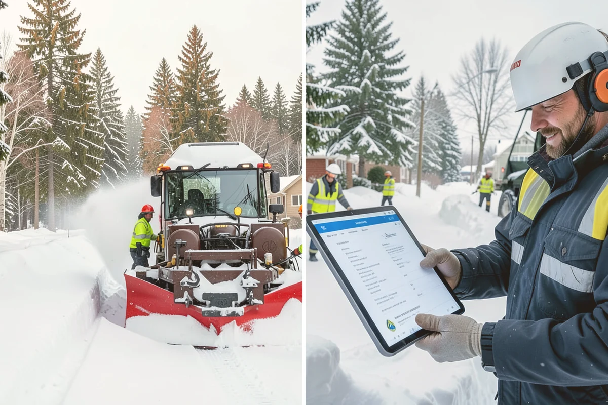 Municipal Sidewalk Clearing in Brier, Snohomish County, WA - Route civic walks, transit stops, and building entries by priority