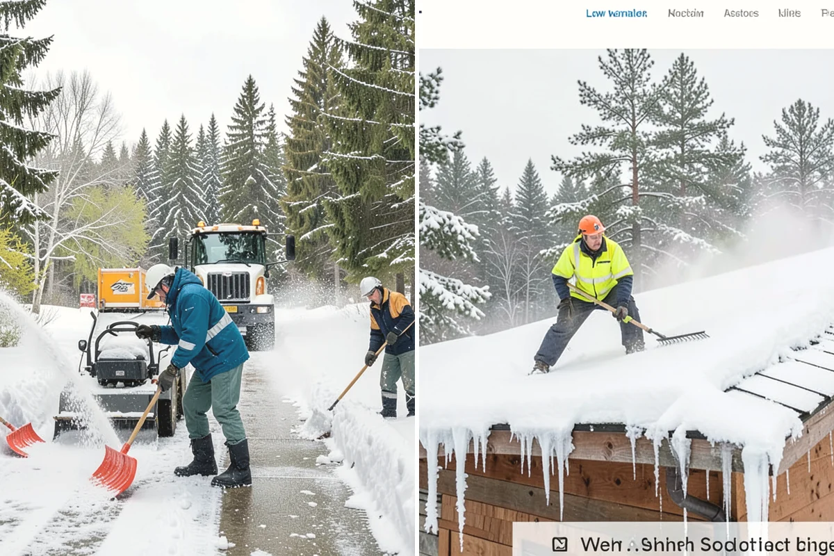 Municipal Sidewalk Clearing in Burien, King County, WA - Route civic walks, transit stops, and building entries by priority
