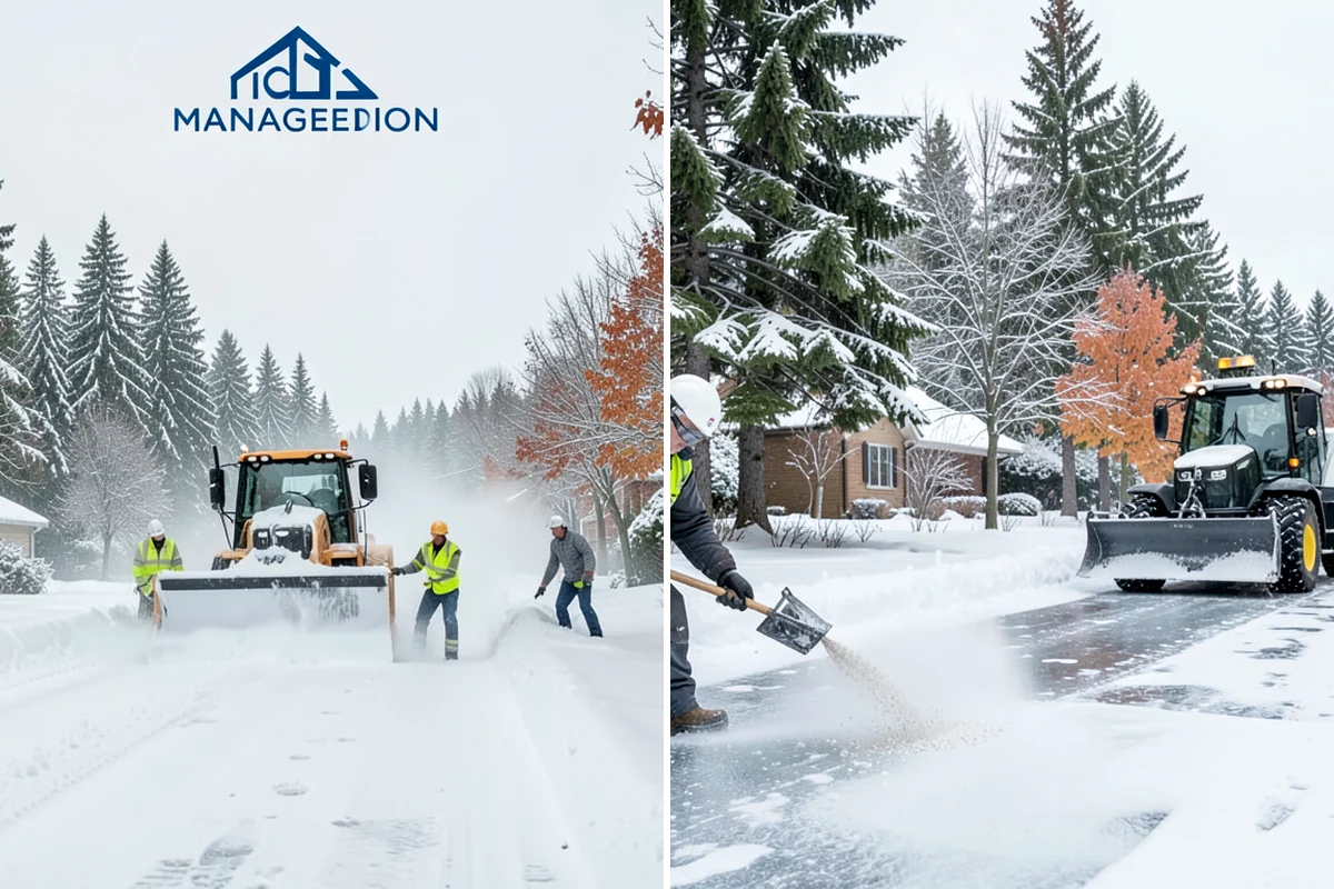 Municipal Sidewalk Clearing in Clyde Hill, King County, WA - Route civic walks, transit stops, and building entries by priority