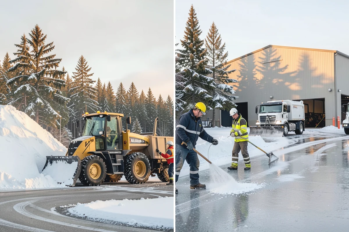 Municipal Sidewalk Clearing in Des Moines, King County, WA - Route civic walks, transit stops, and building entries by priority
