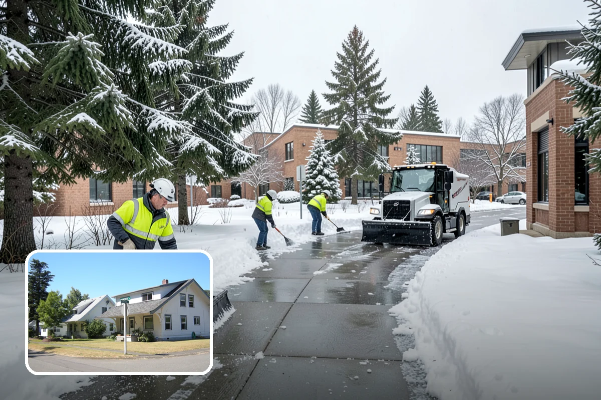 Municipal Sidewalk Clearing in DuPont, Pierce County, WA - Keeps public right-of-way accessible and ADA-compliant