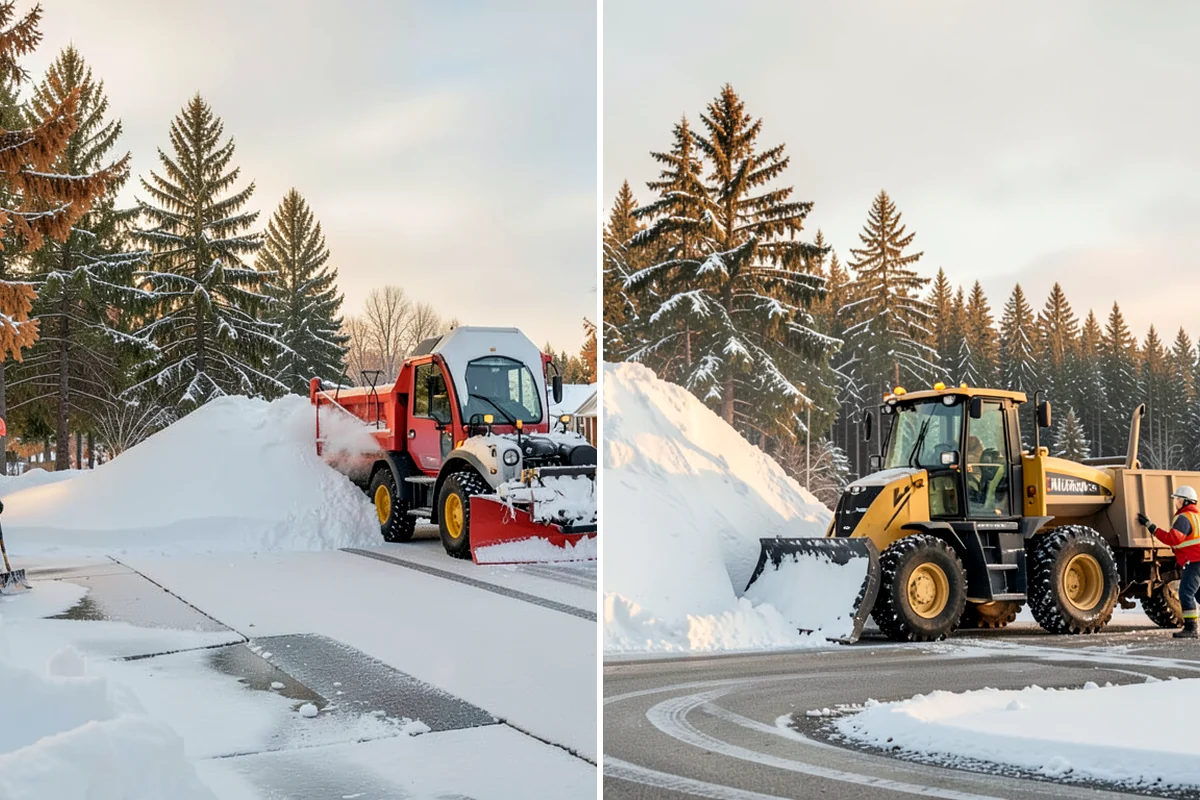 Municipal Sidewalk Clearing in DuPont, Pierce County, WA - Route civic walks, transit stops, and building entries by priority