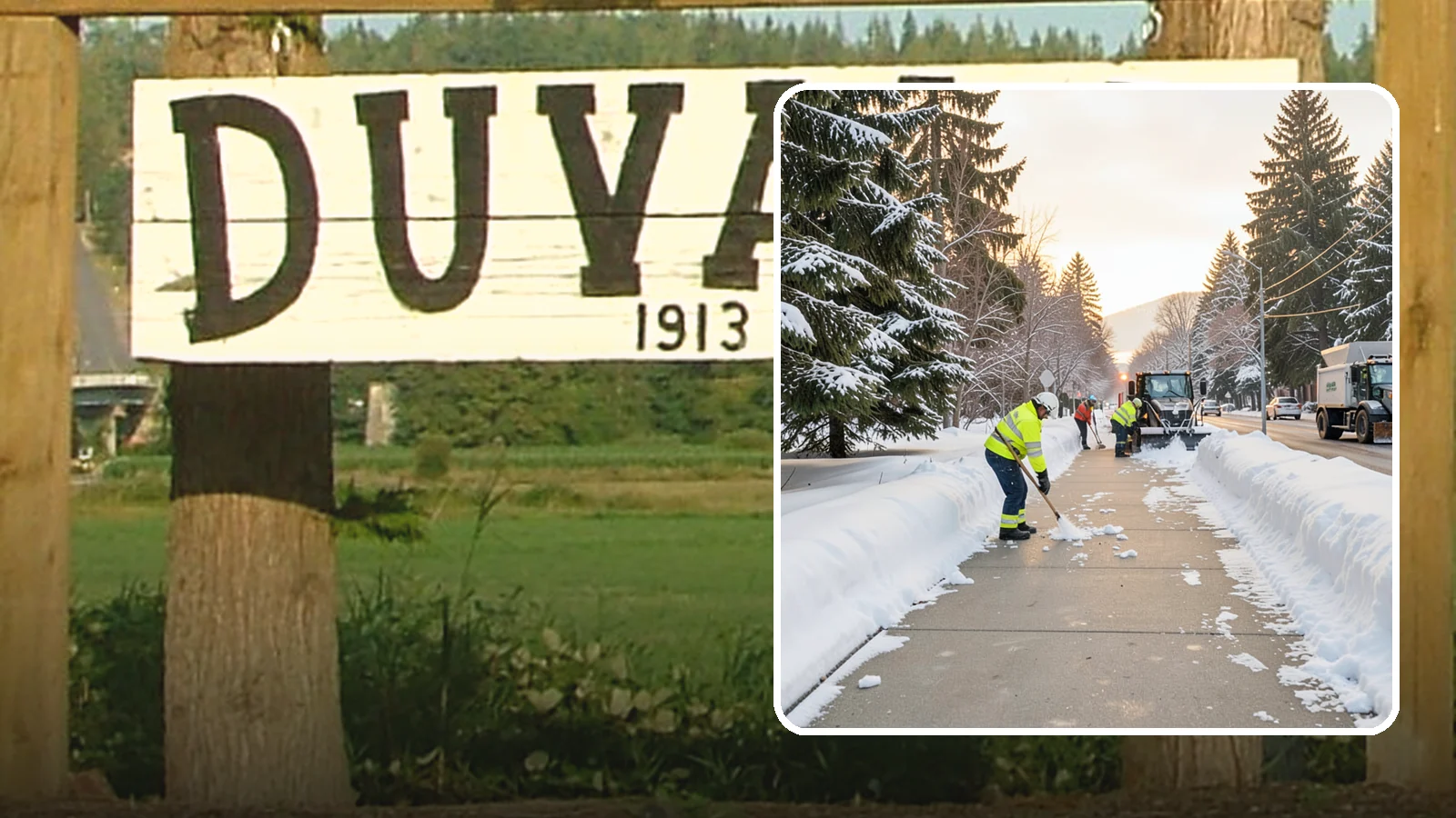 Municipal Sidewalk Clearing in Duvall, King County, WA - Public right-of-way sidewalk clearing for Western Washington municipalities, keeping civic walks, transit approaches, and...