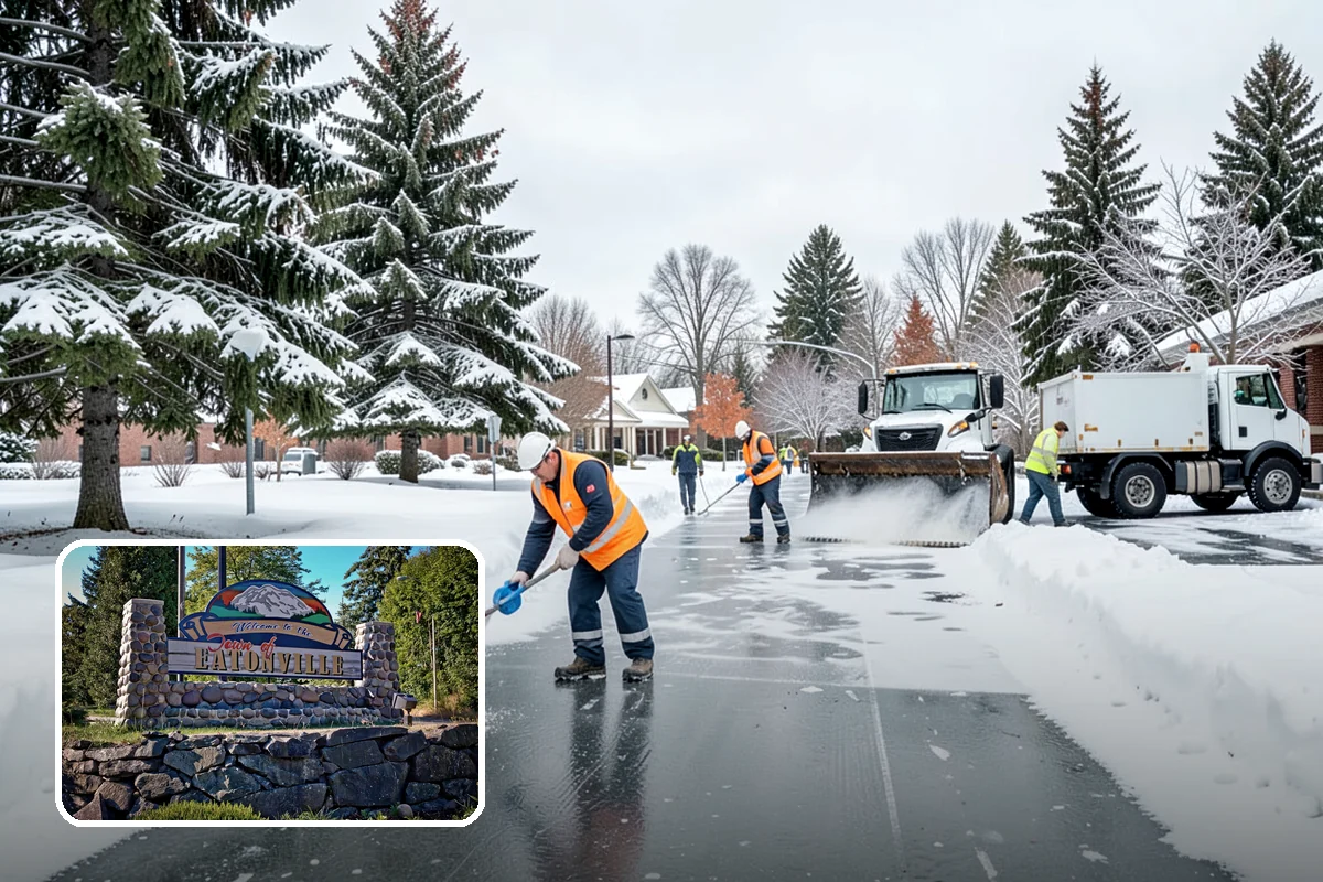 Municipal Sidewalk Clearing in Eatonville, Pierce County, WA - Keeps public right-of-way accessible and ADA-compliant