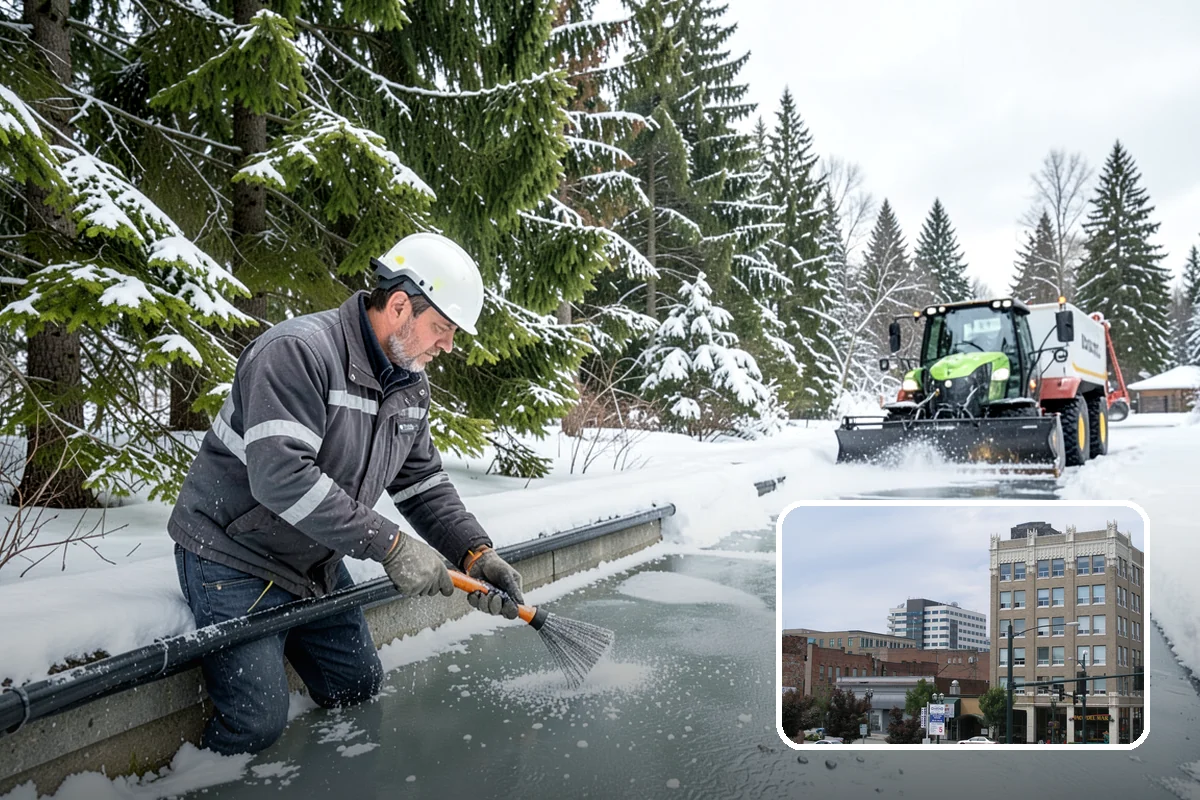 Municipal Sidewalk Clearing in Everett, Snohomish County, WA - Keeps public right-of-way accessible and ADA-compliant