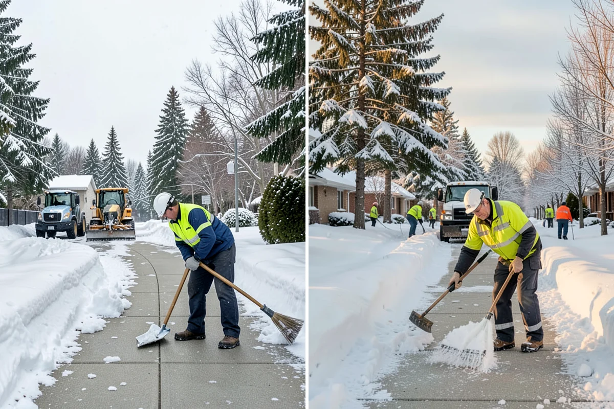 Municipal Sidewalk Clearing in Everett, Snohomish County, WA - Route civic walks, transit stops, and building entries by priority