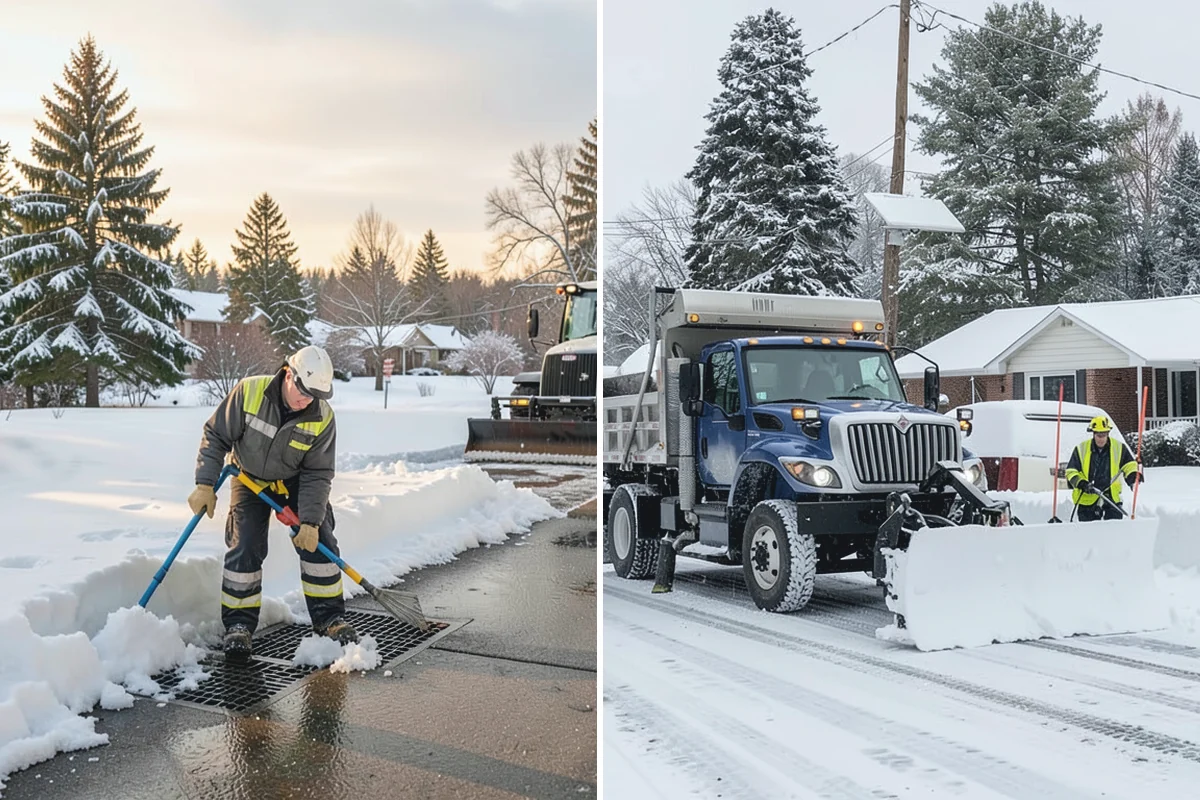 Municipal Sidewalk Clearing in Gold Bar, Snohomish County, WA - Route civic walks, transit stops, and building entries by priority