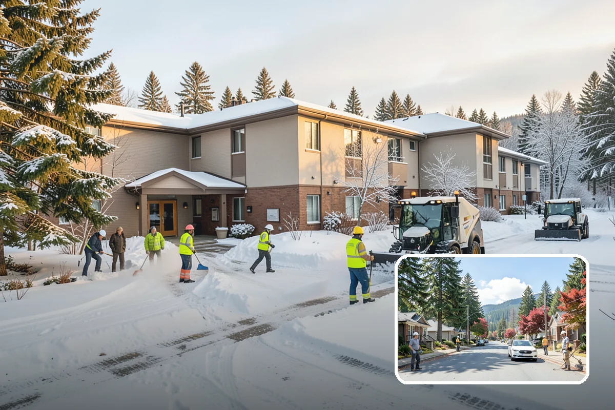 Municipal Sidewalk Clearing in Hunts Point, King County, WA - Keeps public right-of-way accessible and ADA-compliant
