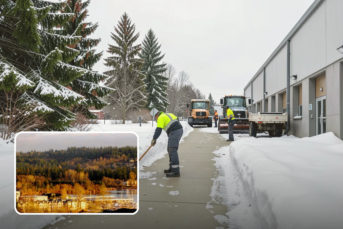 Municipal Sidewalk Clearing in Kenmore, King County, WA - Keeps public right-of-way accessible and ADA-compliant