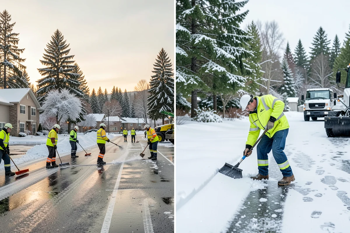 Municipal Sidewalk Clearing in Kenmore, King County, WA - Route civic walks, transit stops, and building entries by priority