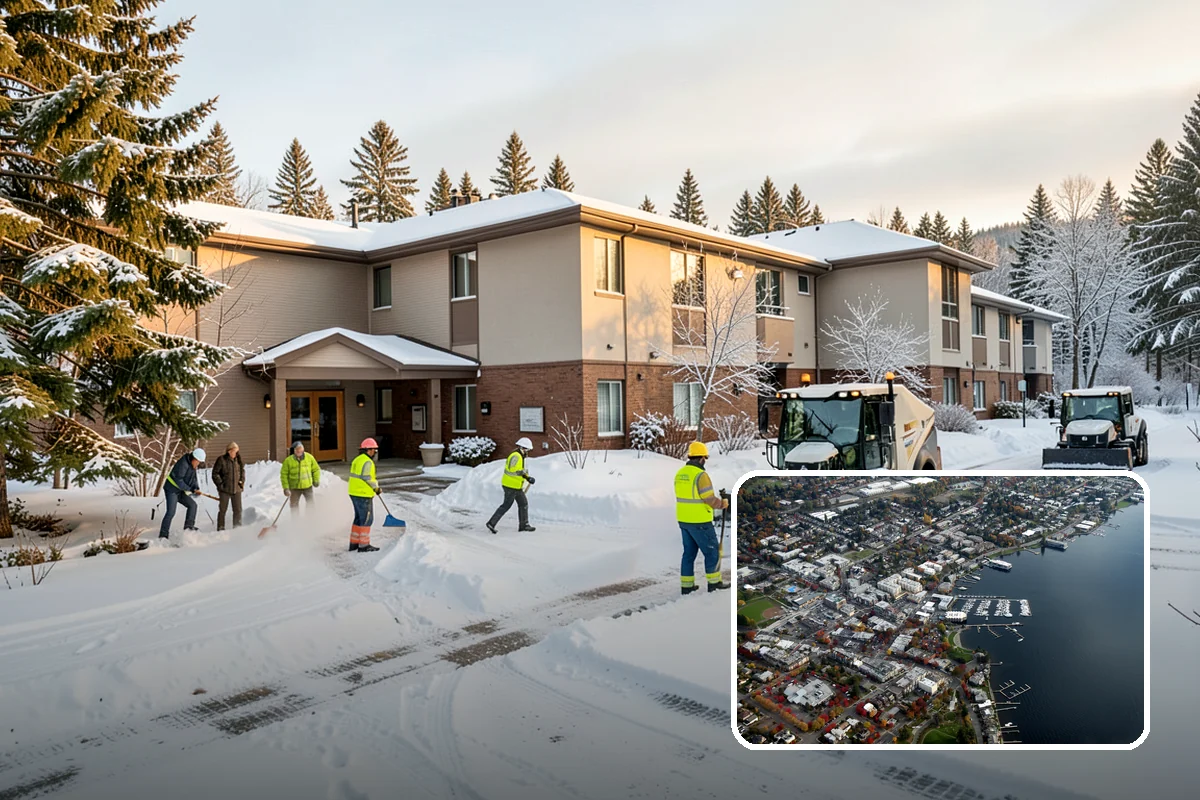 Municipal Sidewalk Clearing in Kirkland, King County, WA - Keeps public right-of-way accessible and ADA-compliant
