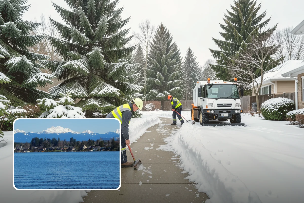 Municipal Sidewalk Clearing in Lake Stevens, Snohomish County, WA - Keeps public right-of-way accessible and ADA-compliant