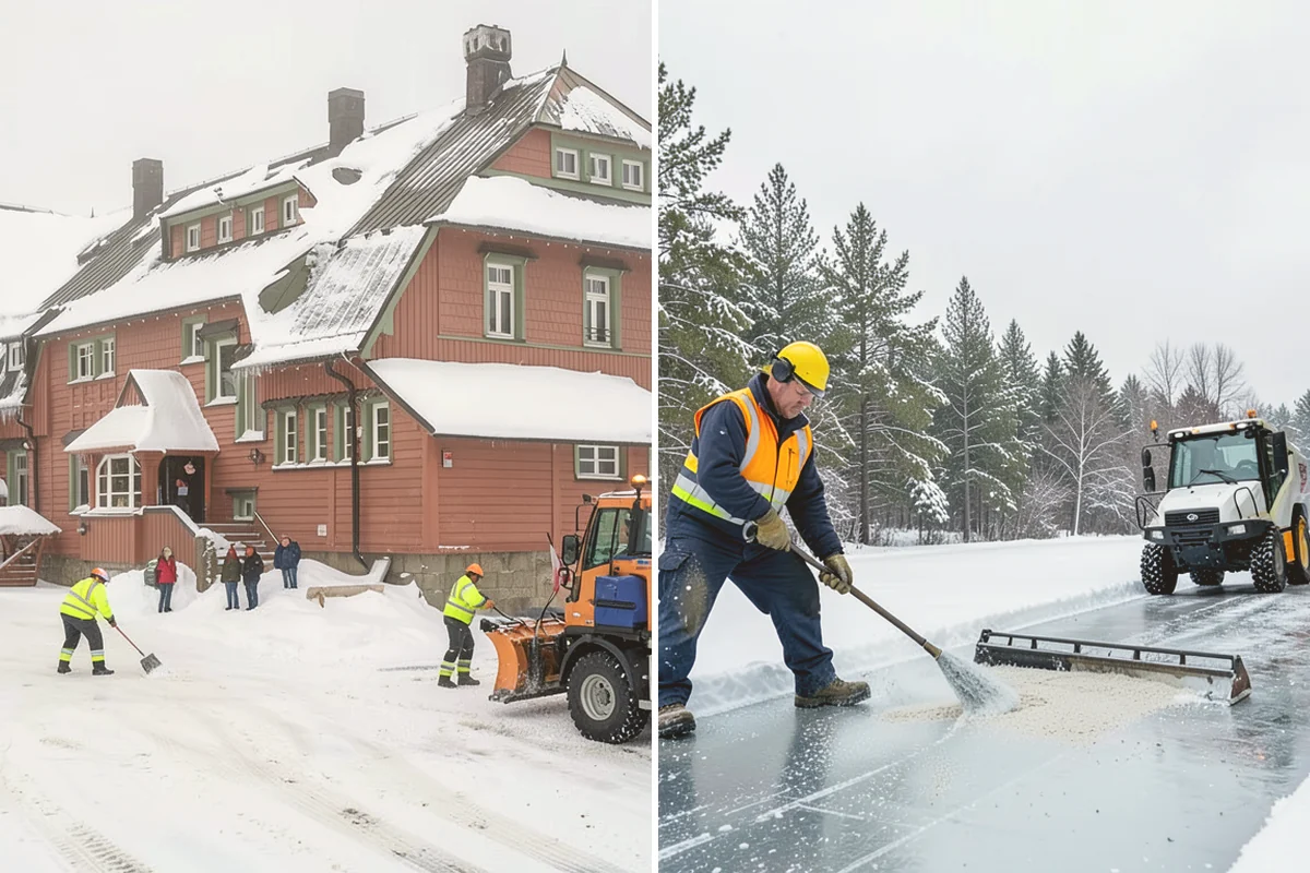 Municipal Sidewalk Clearing in Langley, Island County, WA - Route civic walks, transit stops, and building entries by priority