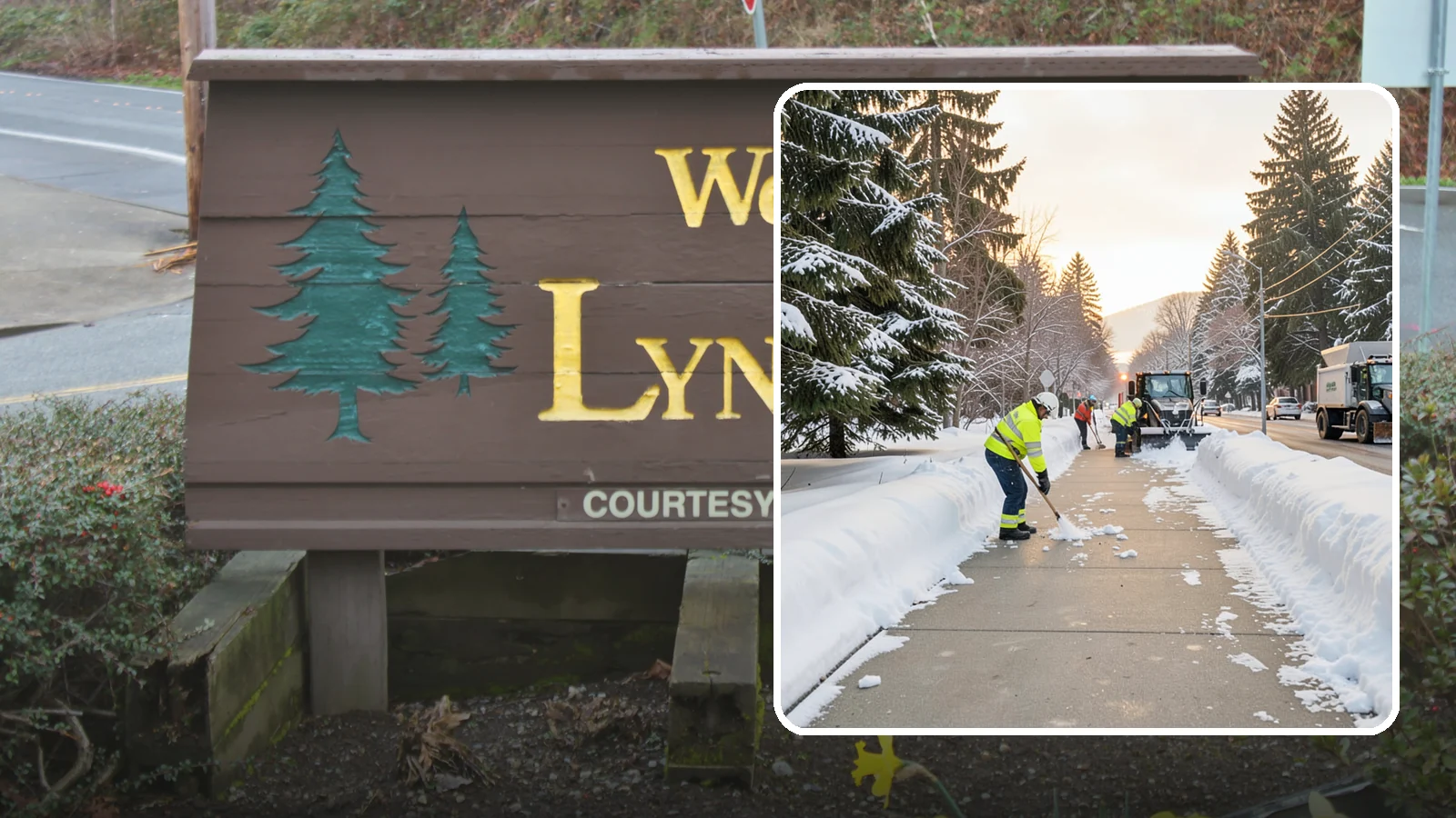 Municipal Sidewalk Clearing in Lynnwood, Snohomish County, WA - Public right-of-way sidewalk clearing for Western Washington municipalities, keeping civic walks, transit approaches, and...