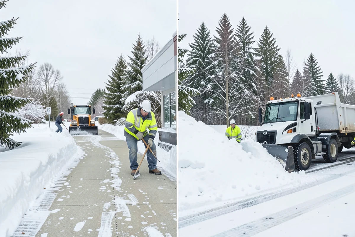 Municipal Sidewalk Clearing in Marysville, Snohomish County, WA - Route civic walks, transit stops, and building entries by priority