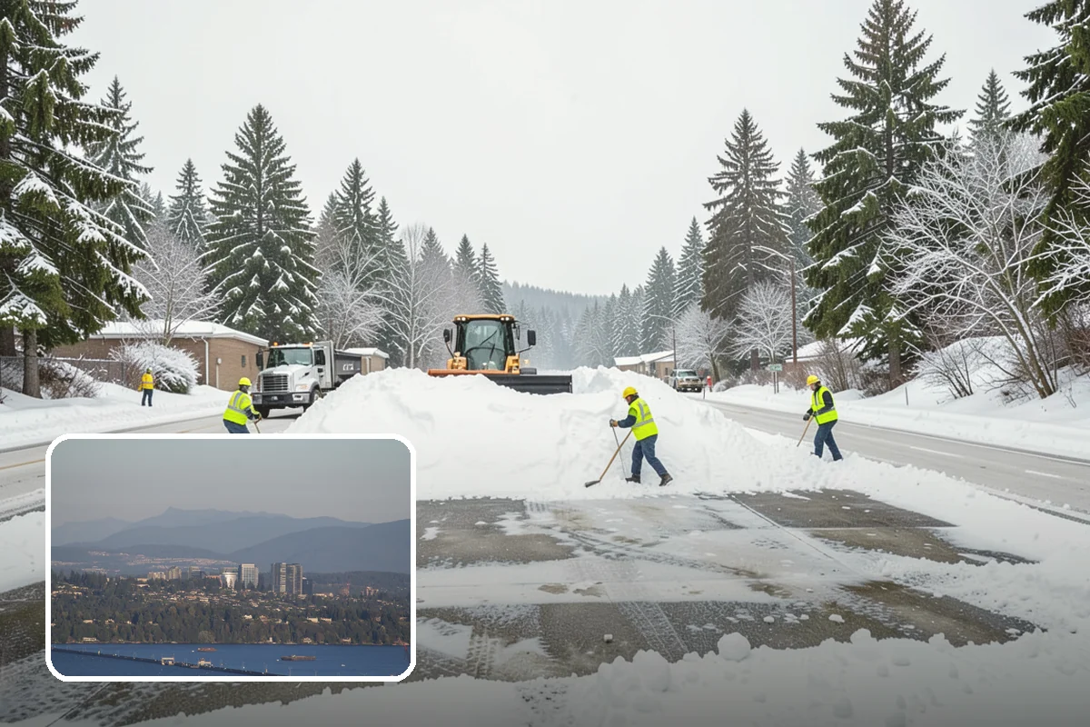 Municipal Sidewalk Clearing in Medina, King County, WA - Keeps public right-of-way accessible and ADA-compliant