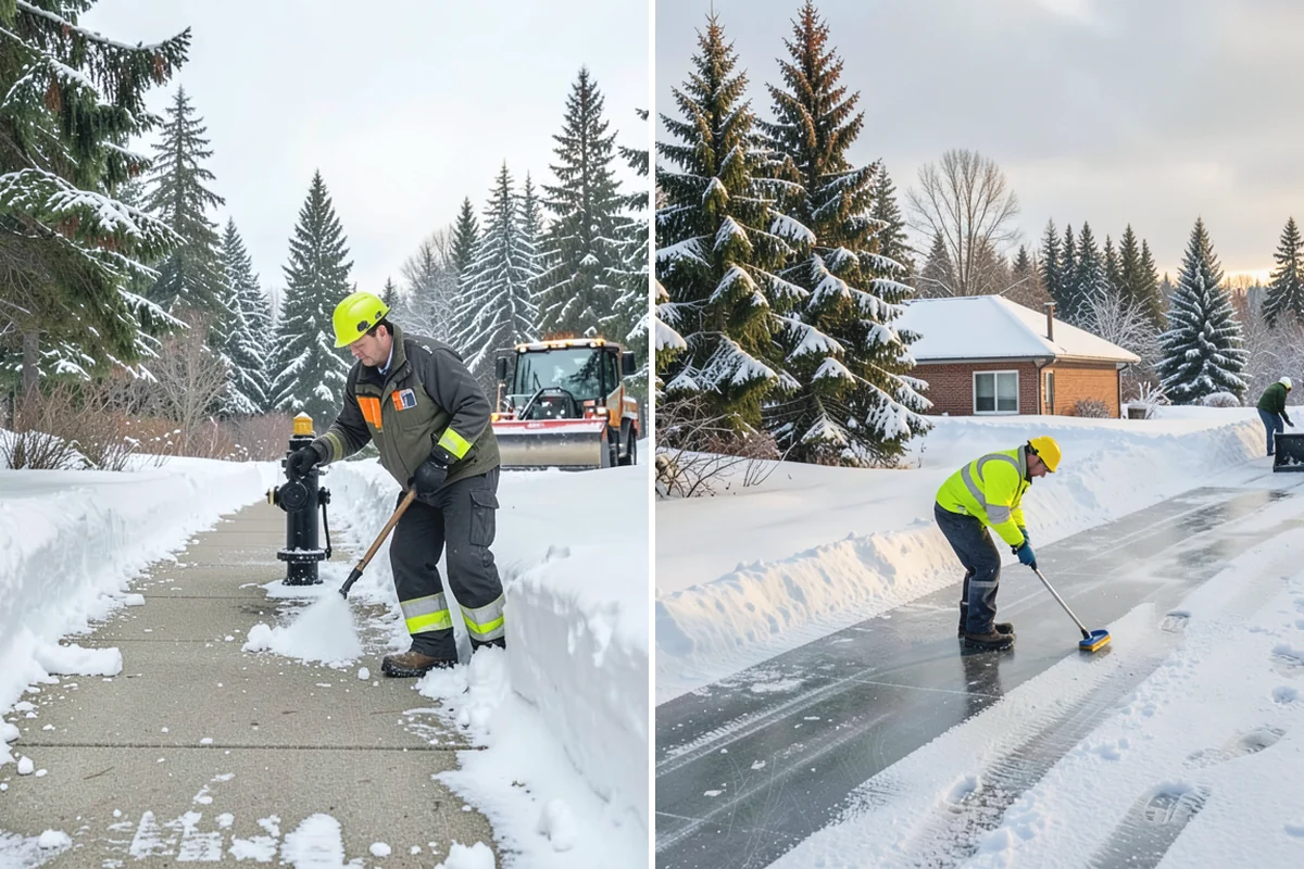 Municipal Sidewalk Clearing in Medina, King County, WA - Route civic walks, transit stops, and building entries by priority