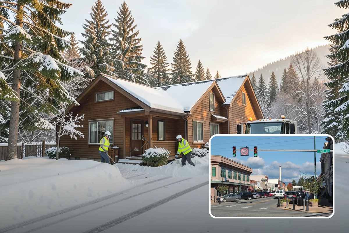 Municipal Sidewalk Clearing in Monroe, Snohomish County, WA - Keeps public right-of-way accessible and ADA-compliant