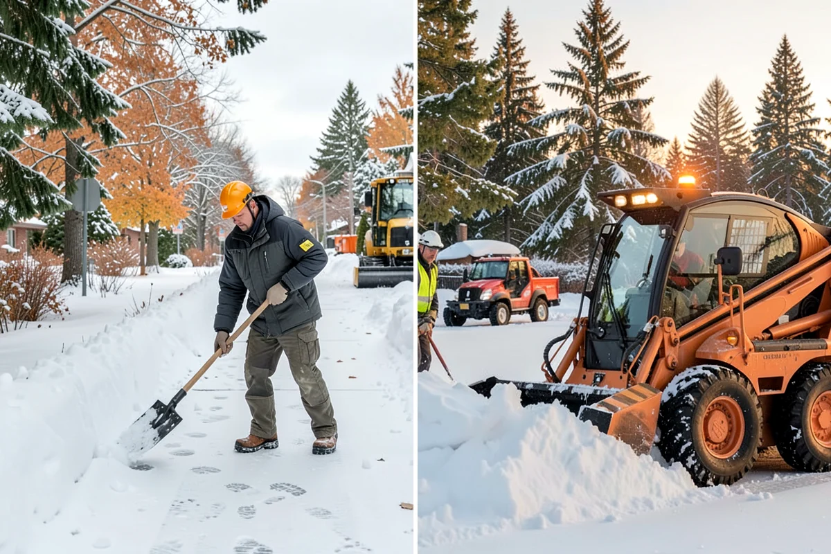 Municipal Sidewalk Clearing in Normandy Park, King County, WA - Route civic walks, transit stops, and building entries by priority