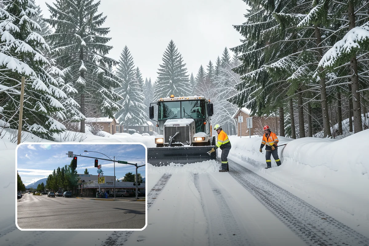 Municipal Sidewalk Clearing in North Bend, King County, WA - Keeps public right-of-way accessible and ADA-compliant