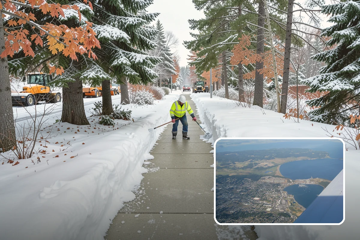 Municipal Sidewalk Clearing in Oak Harbor, Island County, WA - Keeps public right-of-way accessible and ADA-compliant