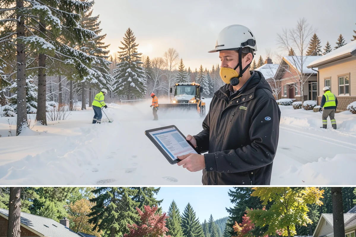 Municipal Sidewalk Clearing in Orting, Pierce County, WA - Municipal demand spans late November through February, with shaded downtown blocks and transit stops needing repeated freeze-thaw...