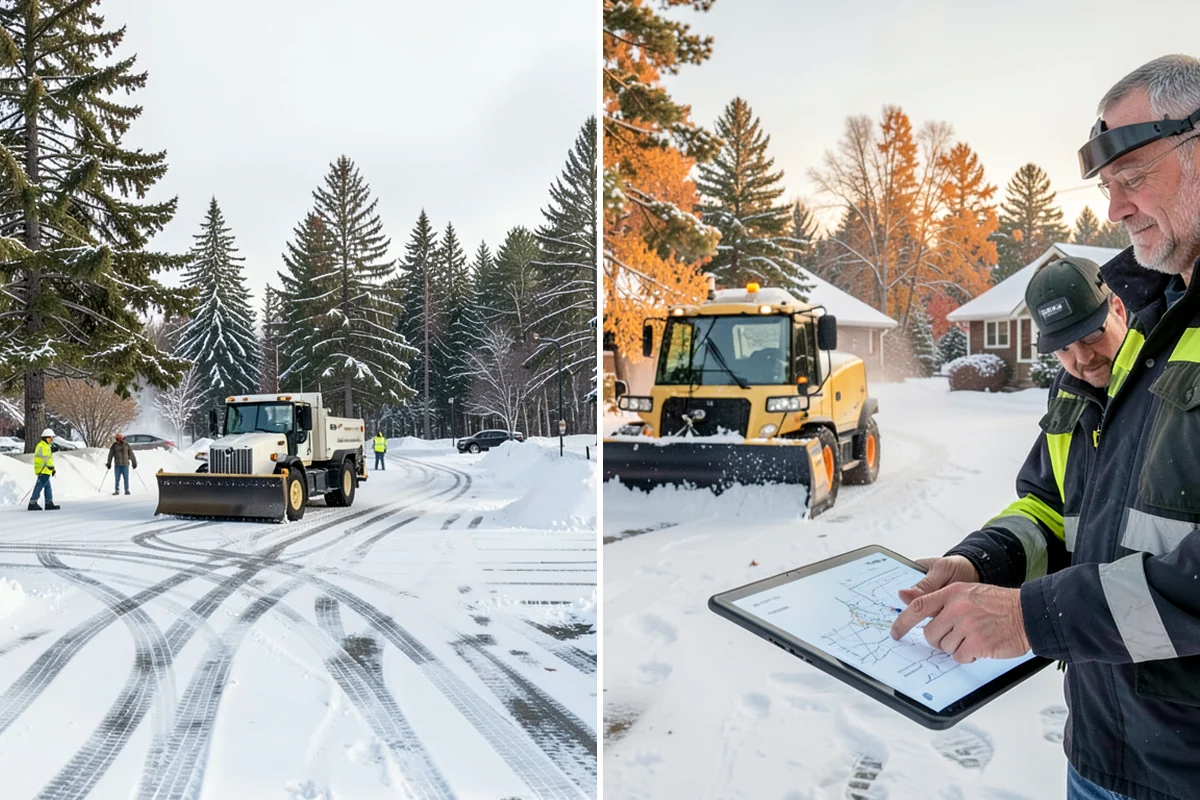 Municipal Sidewalk Clearing in Seattle, King County, WA - Route civic walks, transit stops, and building entries by priority