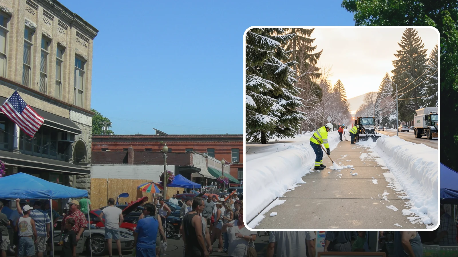 Municipal Sidewalk Clearing in Snohomish, Snohomish County, WA - Public right-of-way sidewalk clearing for Western Washington municipalities, keeping civic walks, transit approaches, and...