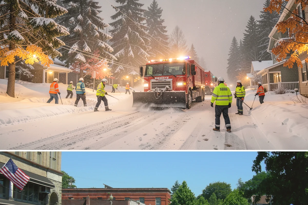 Municipal Sidewalk Clearing in Snohomish, Snohomish County, WA - Municipal demand spans late November through February, with shaded downtown blocks and transit stops needing repeated freeze-thaw...