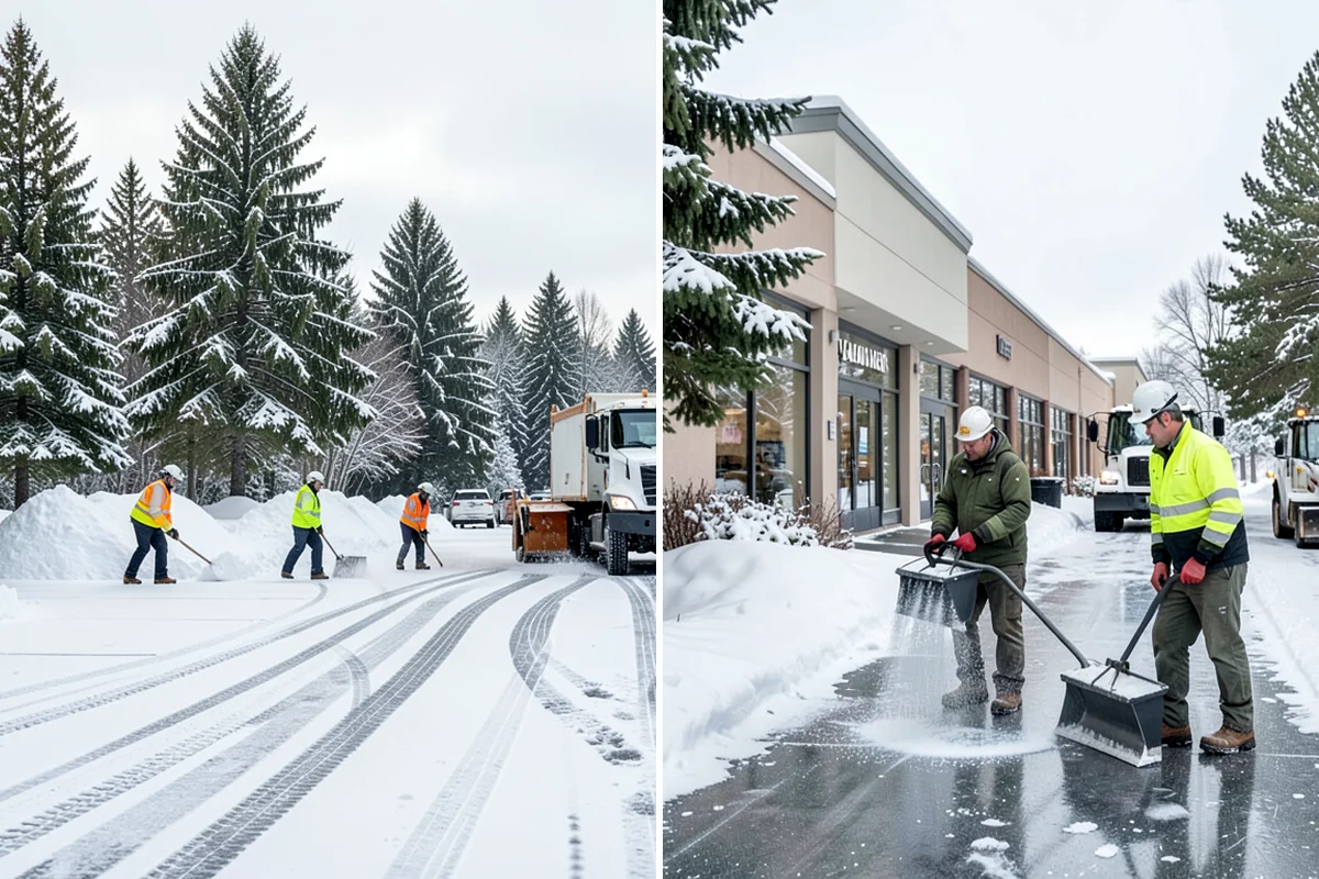 Municipal Sidewalk Clearing in Snoqualmie, King County, WA - Route civic walks, transit stops, and building entries by priority