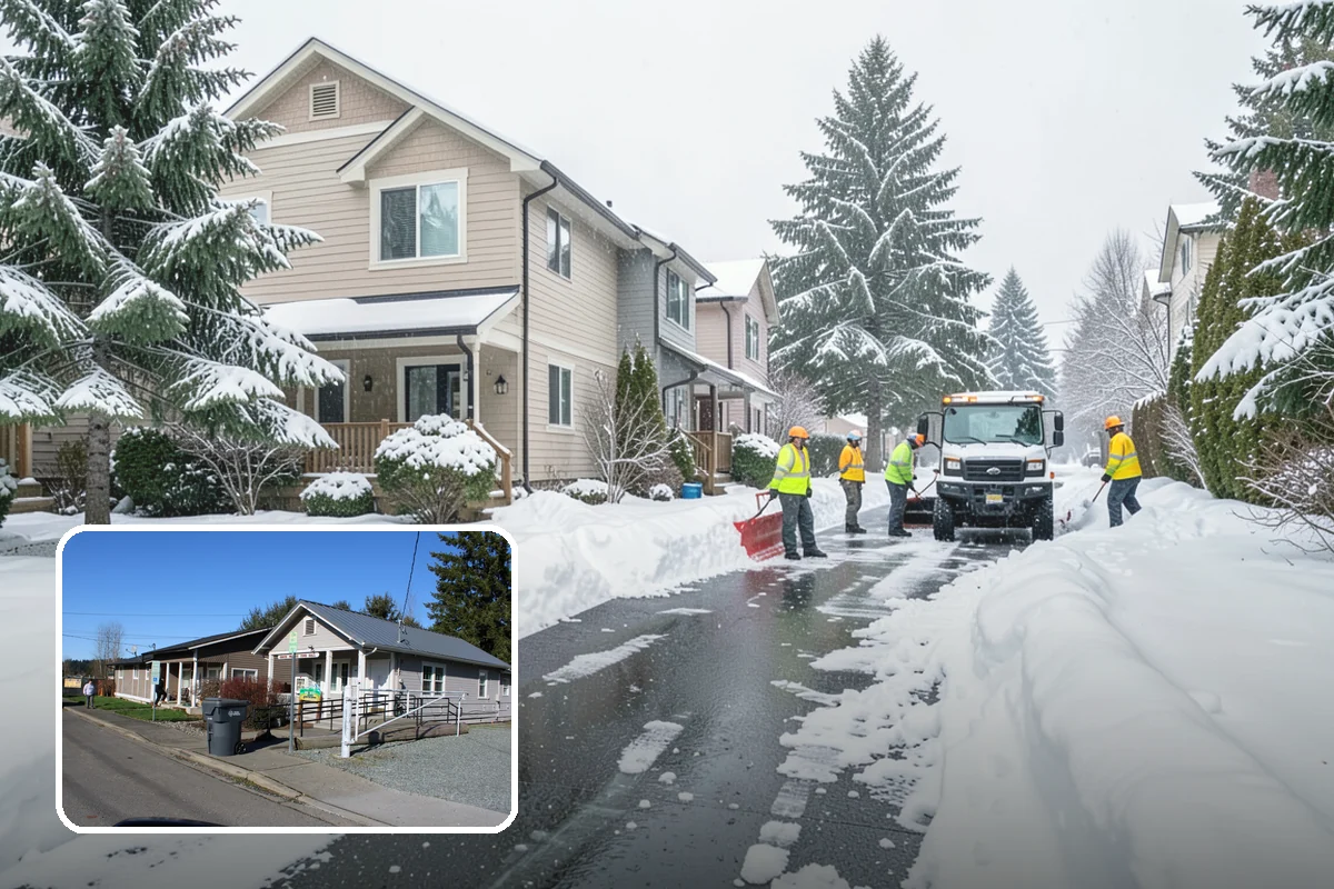 Municipal Sidewalk Clearing in South Prairie, Pierce County, WA - Keeps public right-of-way accessible and ADA-compliant