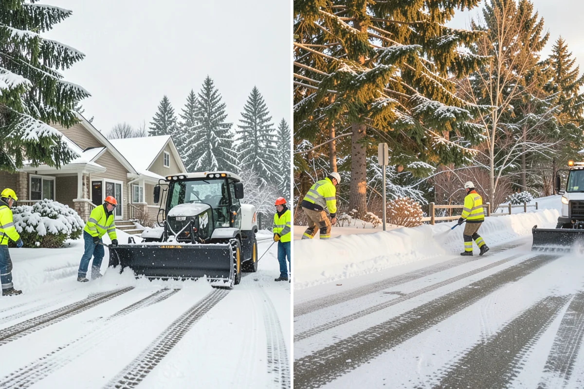 Municipal Sidewalk Clearing in Steilacoom, Pierce County, WA - Route civic walks, transit stops, and building entries by priority