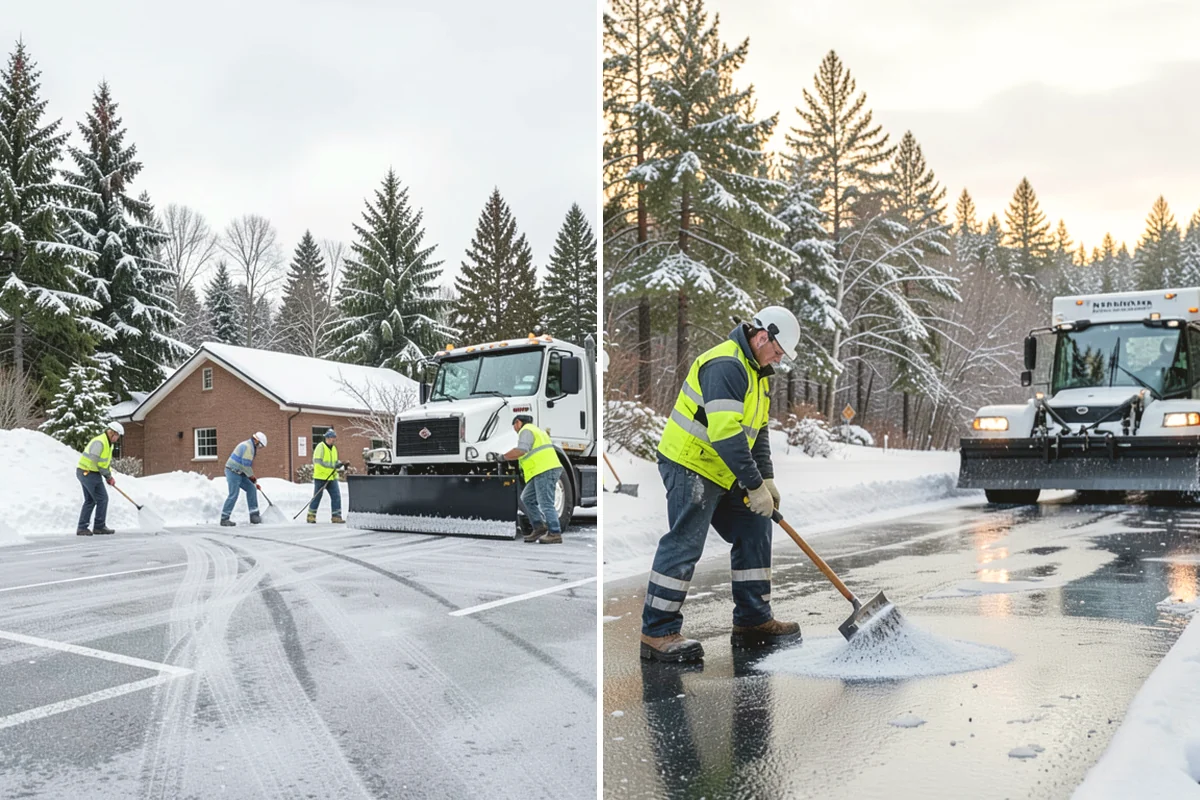 Municipal Sidewalk Clearing in Tukwila, King County, WA - Route civic walks, transit stops, and building entries by priority