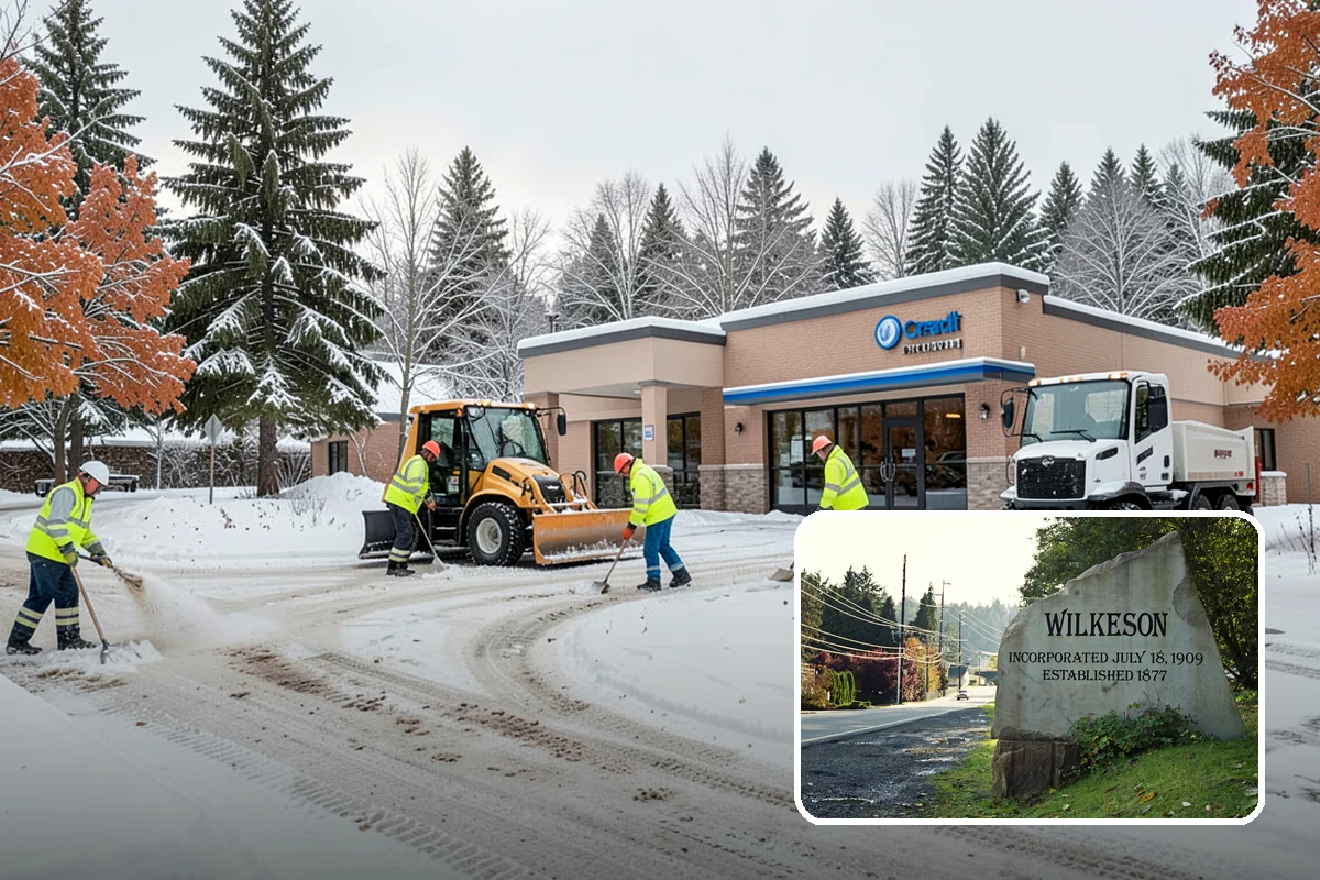 Municipal Sidewalk Clearing in Wilkeson, Pierce County, WA - Keeps public right-of-way accessible and ADA-compliant