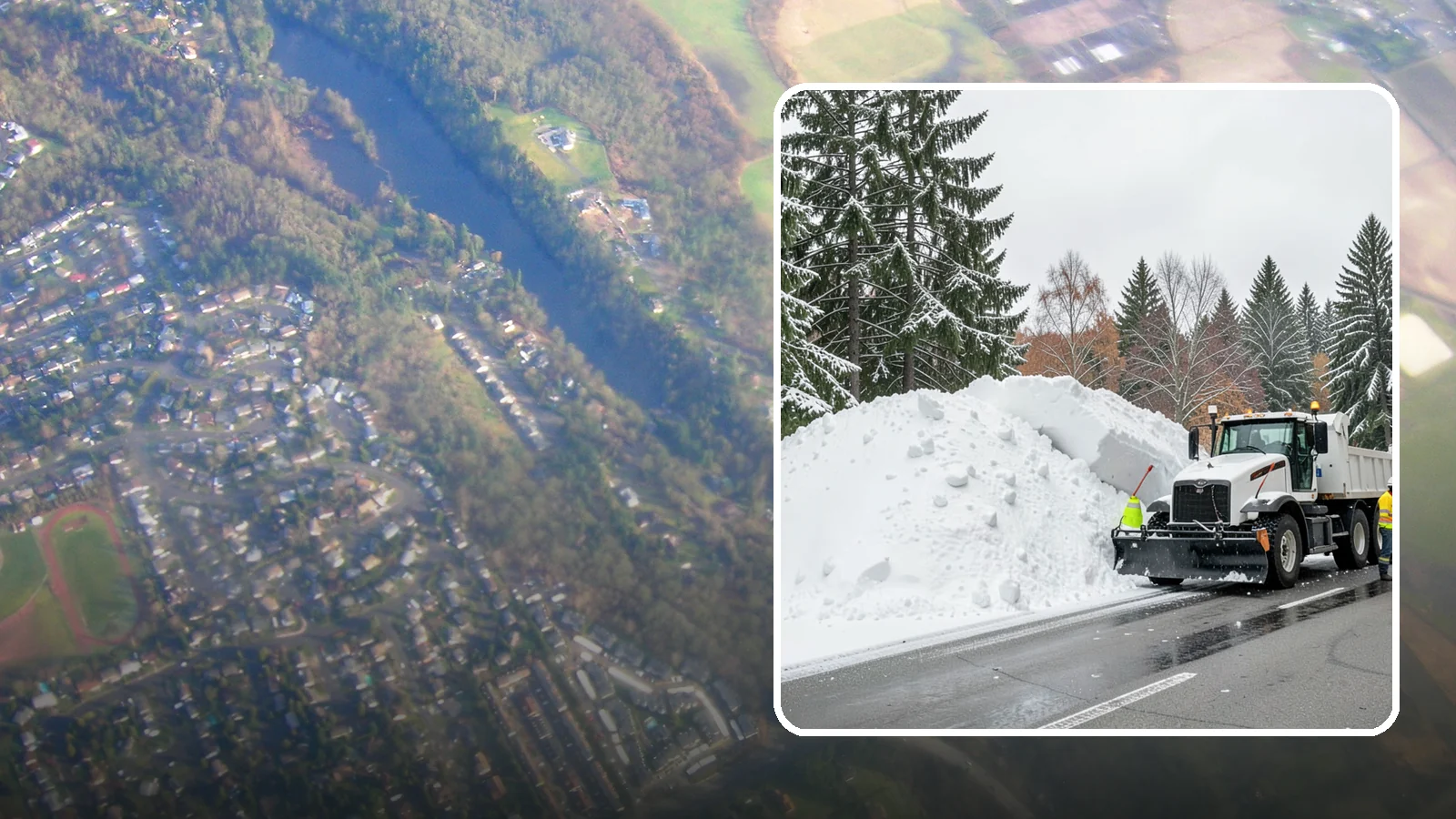 Municipal Snow Hauling in Algona, King County, WA - We support Western Washington municipalities by hauling snow from streets, civic lots, and transit areas after major events.