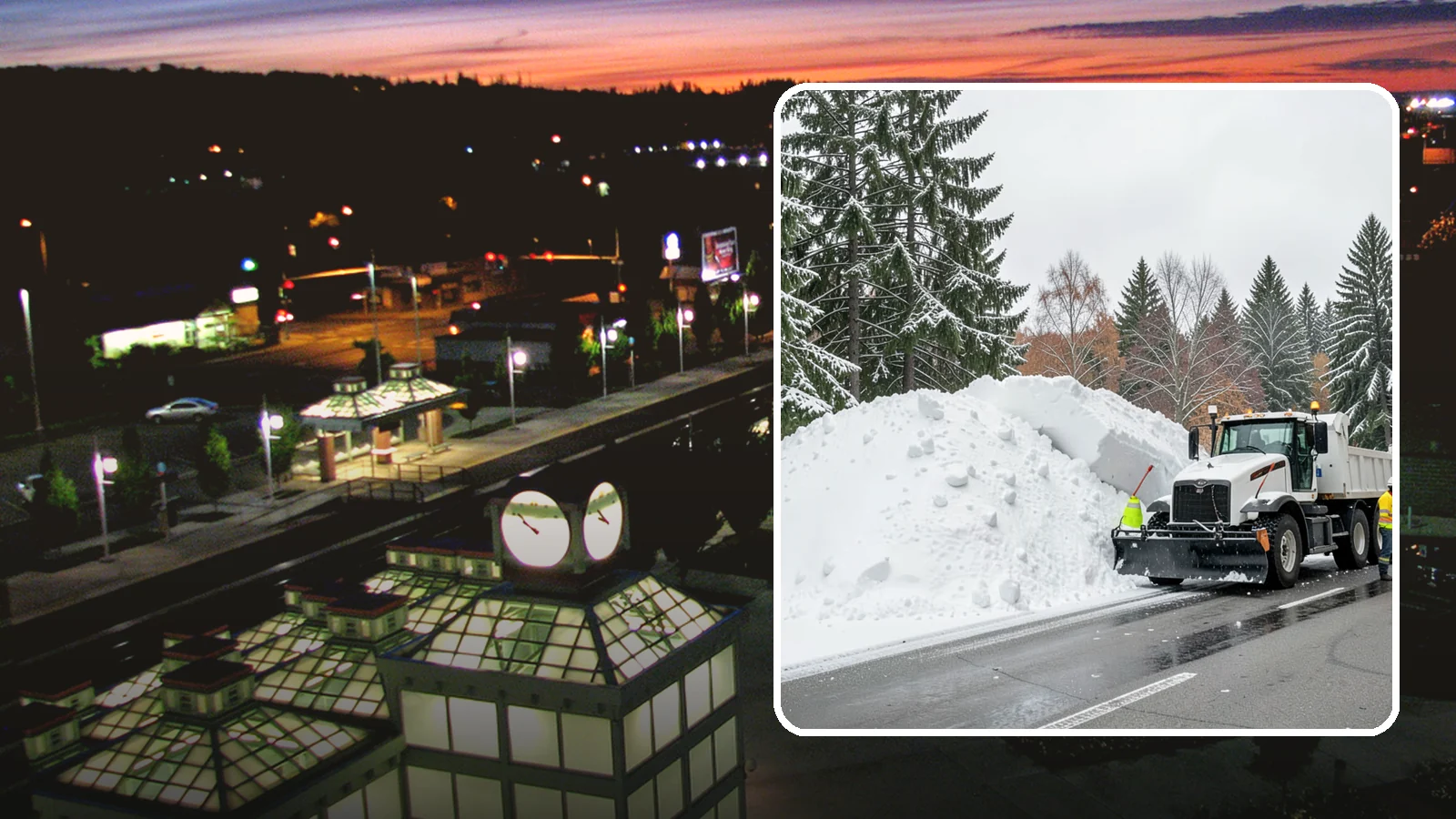 Municipal Snow Hauling in Auburn, King County, WA - We support Western Washington municipalities by hauling snow from streets, civic lots, and transit areas after major events.