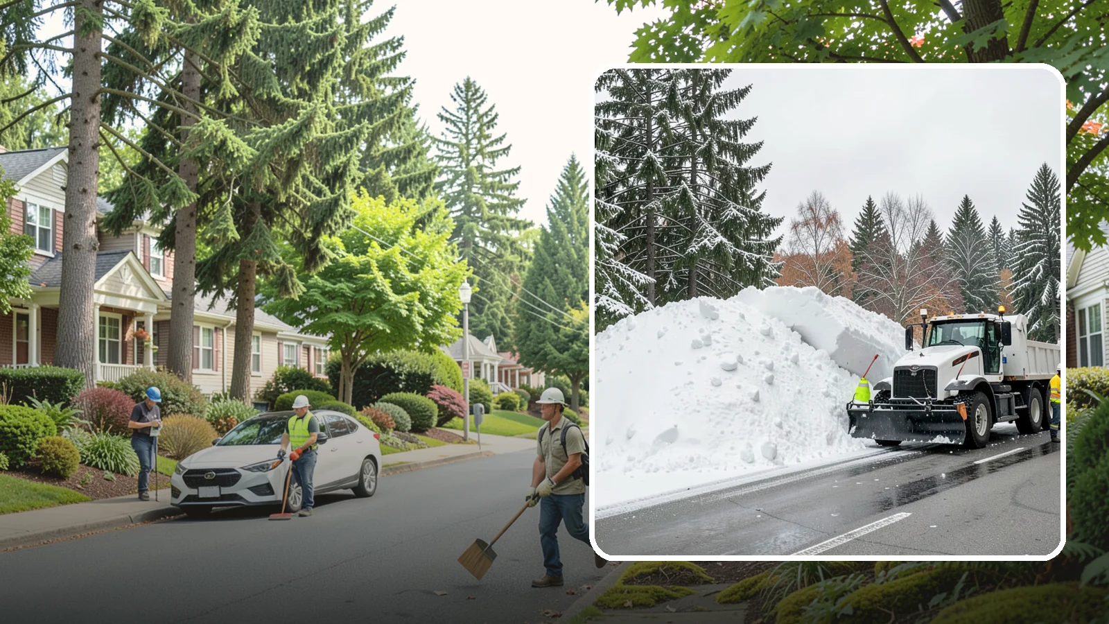 Municipal Snow Hauling in Beaux Arts Village, King County, WA - We support Western Washington municipalities by hauling snow from streets, civic lots, and transit areas after major events.