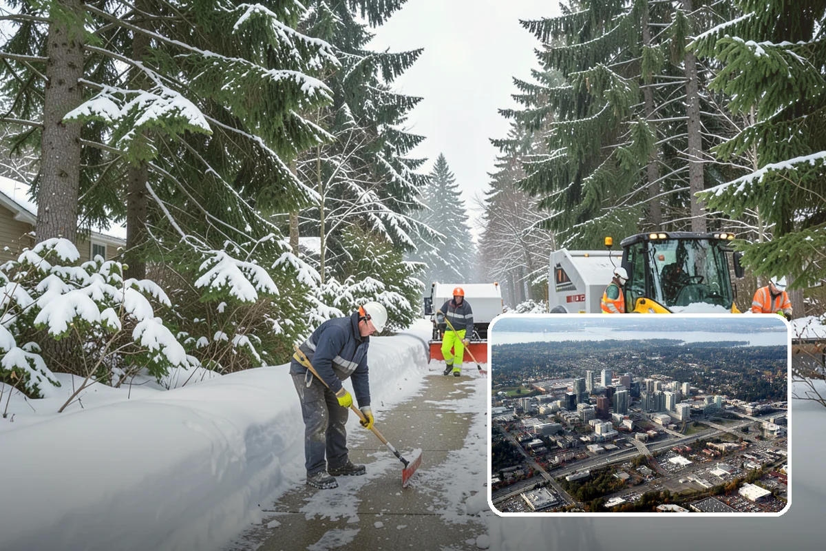 Municipal Snow Hauling in Bellevue, King County, WA - Adds hauling capacity when city resources are stretched