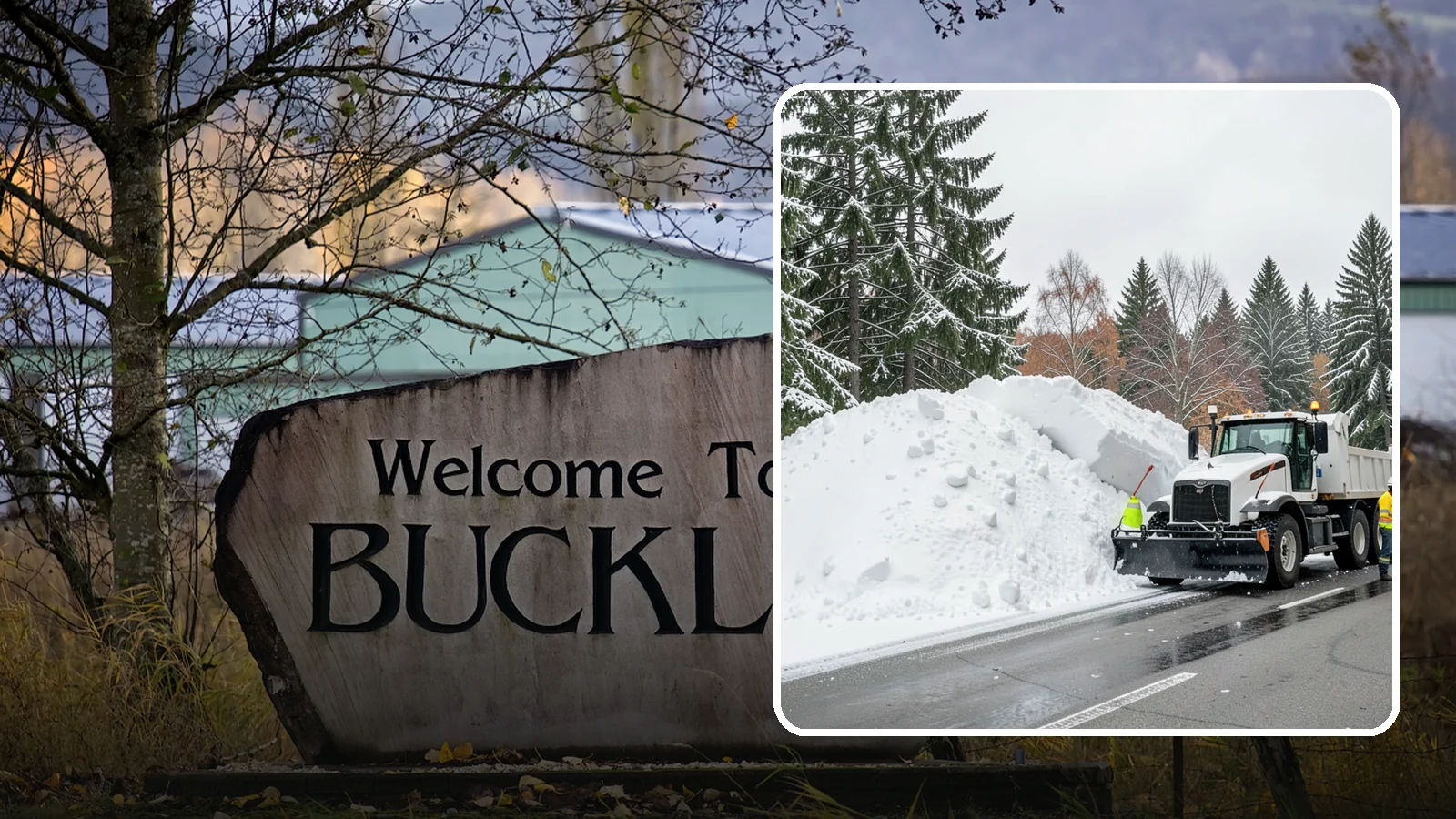 Municipal Snow Hauling in Buckley, Pierce County, WA - We support Western Washington municipalities by hauling snow from streets, civic lots, and transit areas after major events.
