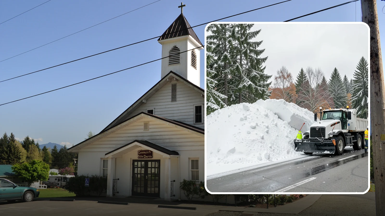 Municipal Snow Hauling in Concrete, Skagit County, WA - We support Western Washington municipalities by hauling snow from streets, civic lots, and transit areas after major events.