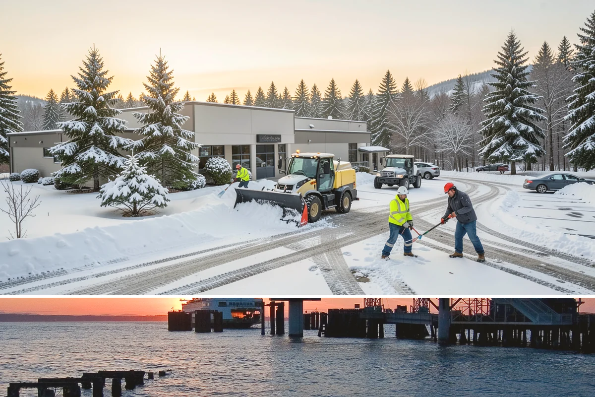 Municipal Snow Hauling in Edmonds, Snohomish County, WA - Municipal hauling support is activated during the infrequent major storms that overwhelm a city's own equipment, typically in...