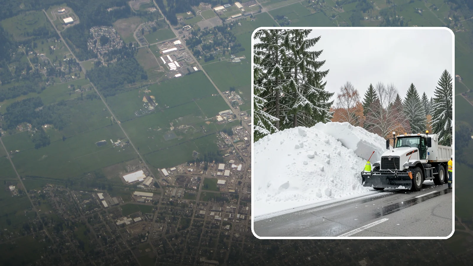 Municipal Snow Hauling in Enumclaw, King County, WA - We support Western Washington municipalities by hauling snow from streets, civic lots, and transit areas after major events.