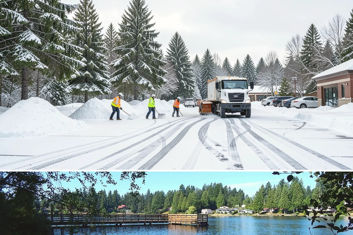 Municipal Snow Hauling in Federal Way, King County, WA - Municipal hauling support is activated during the infrequent major storms that overwhelm a city's own equipment, typically in...