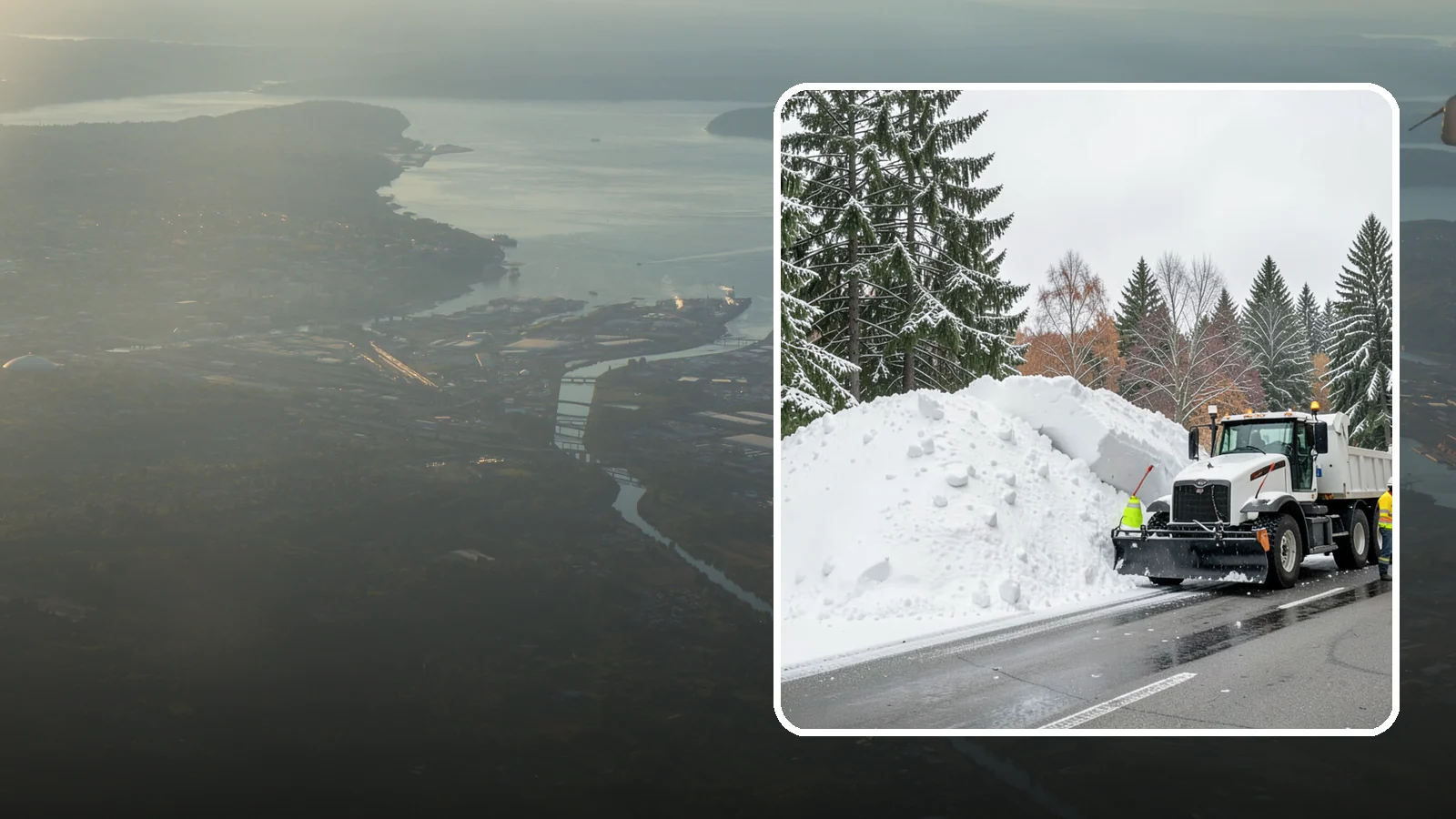 Municipal Snow Hauling in Fife, Pierce County, WA - We support Western Washington municipalities by hauling snow from streets, civic lots, and transit areas after major events.