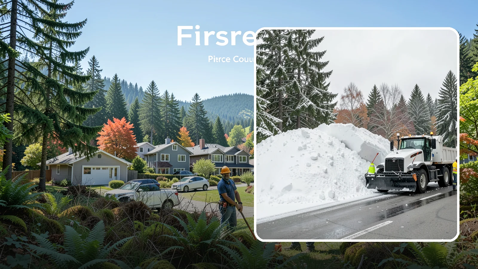 Municipal Snow Hauling in Fircrest, Pierce County, WA - We support Western Washington municipalities by hauling snow from streets, civic lots, and transit areas after major events.