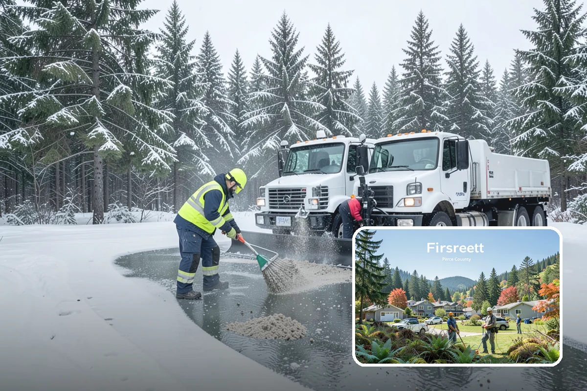 Municipal Snow Hauling in Fircrest, Pierce County, WA - Adds hauling capacity when city resources are stretched