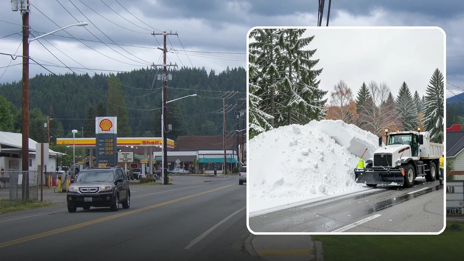 Municipal Snow Hauling in Granite Falls, Snohomish County, WA - We support Western Washington municipalities by hauling snow from streets, civic lots, and transit areas after major events.