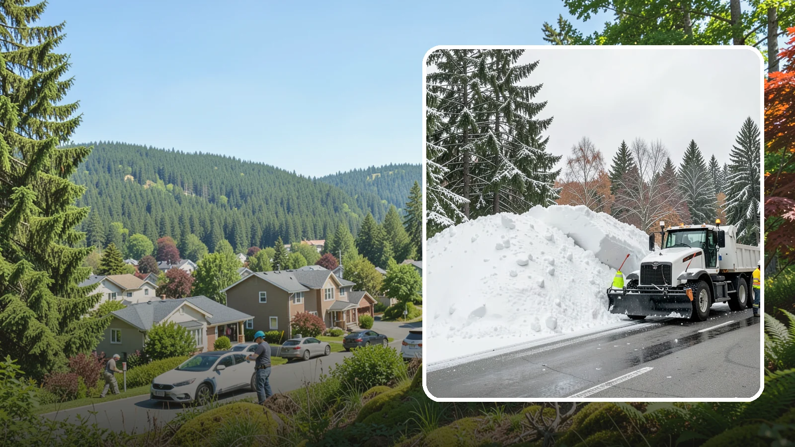 Municipal Snow Hauling in Index, Snohomish County, WA - We support Western Washington municipalities by hauling snow from streets, civic lots, and transit areas after major events.